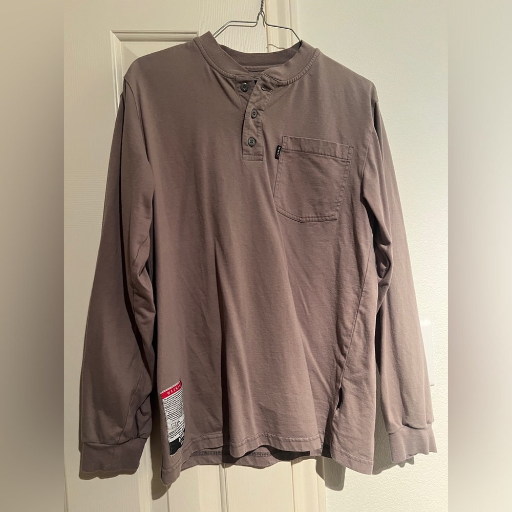 Tan colored KEY brand fire resistant shirt